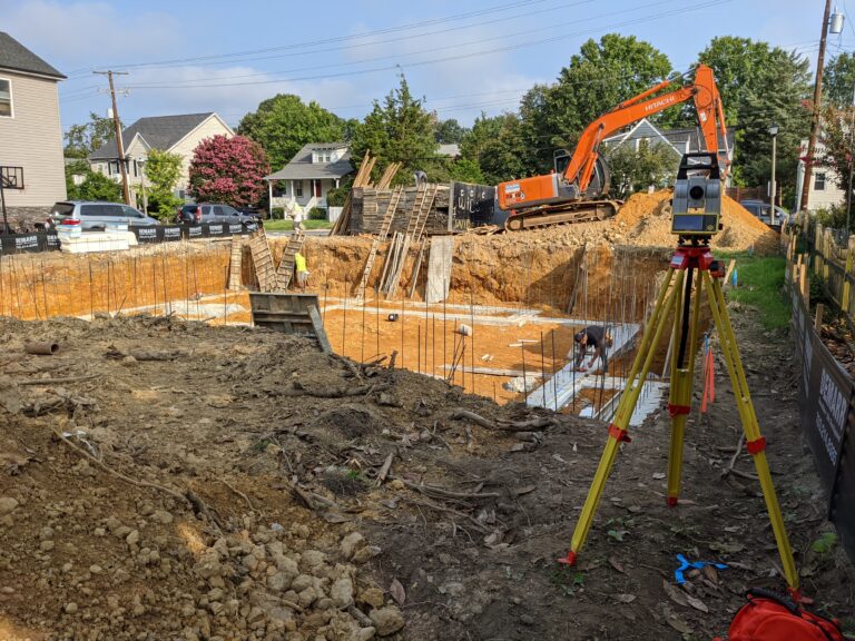 Sitework Preparation by DeMarr Construction in Northern Virginia